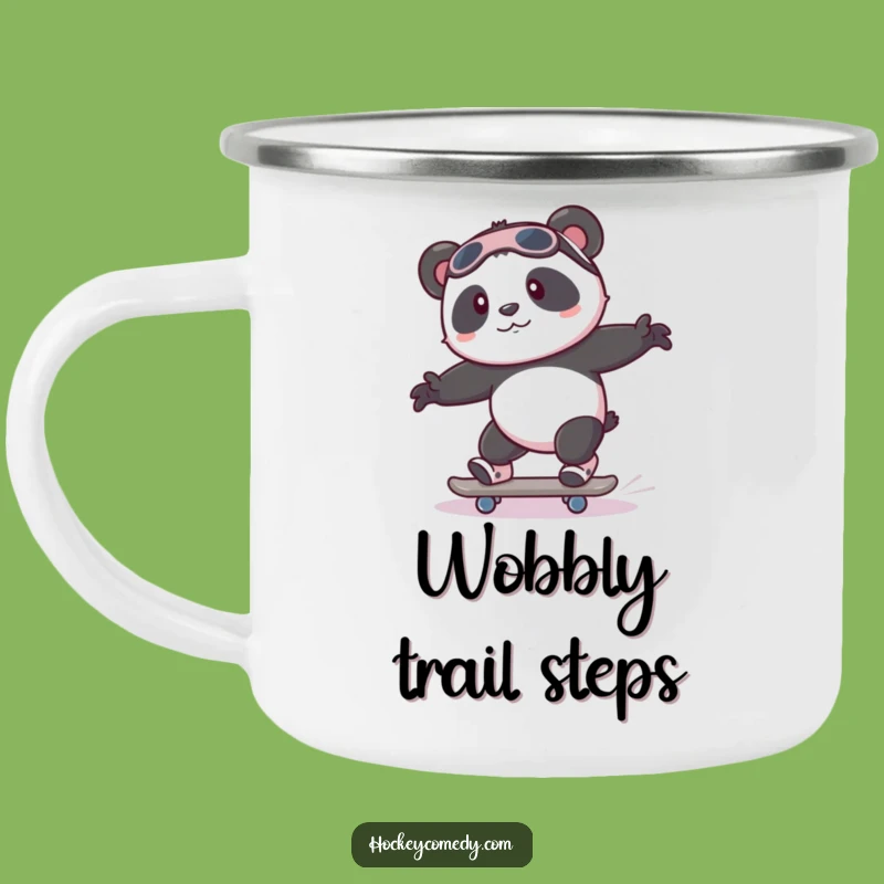 Funny Panda Skate Camp Mug - Beginner Humor, Gift