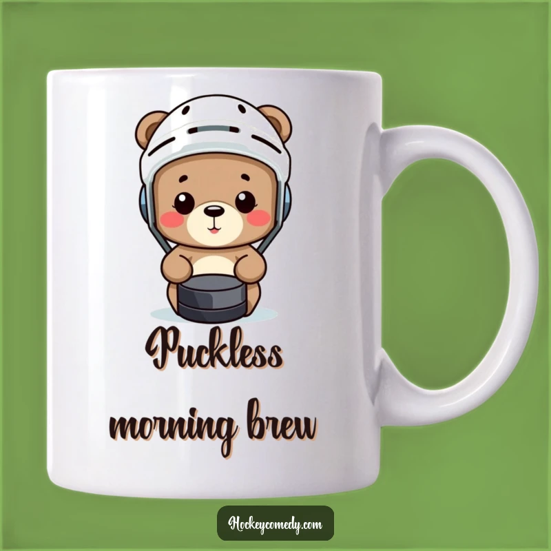 Funny Hockey Bear Mug - Comedic Miss Gift for Sports Fans