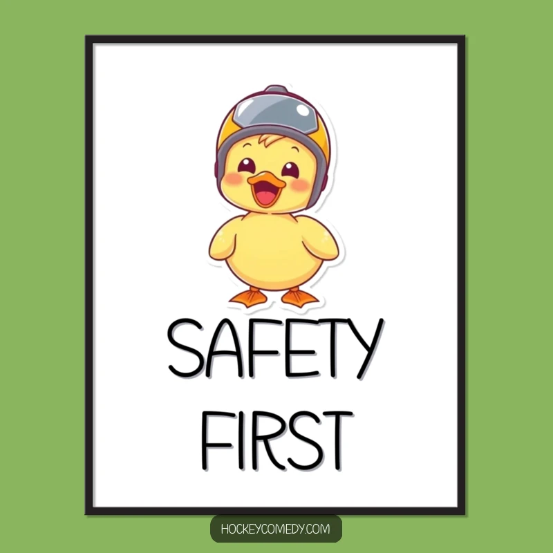 Funny Duck Helmet Digital Art: Instant Joyful Adventure Decor