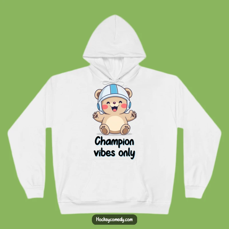 Funny Bear Goal Hoodie: Cozy Sports Fan Sweatshirt, Great Gift for Champions