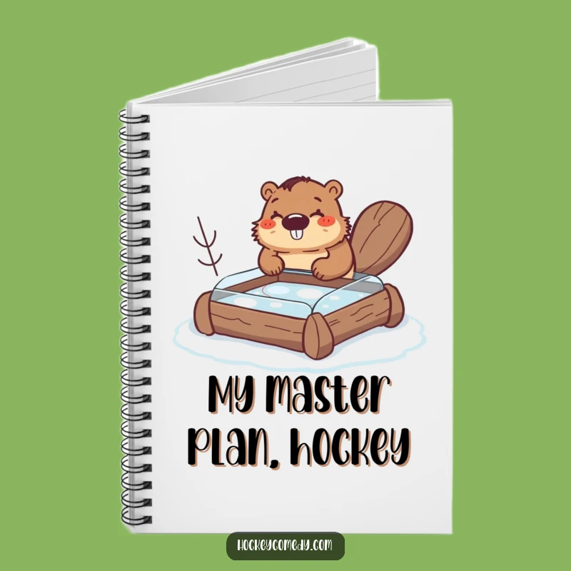 Funny Beaver Notebook - Hilarious Journal for Project Plans & Notes