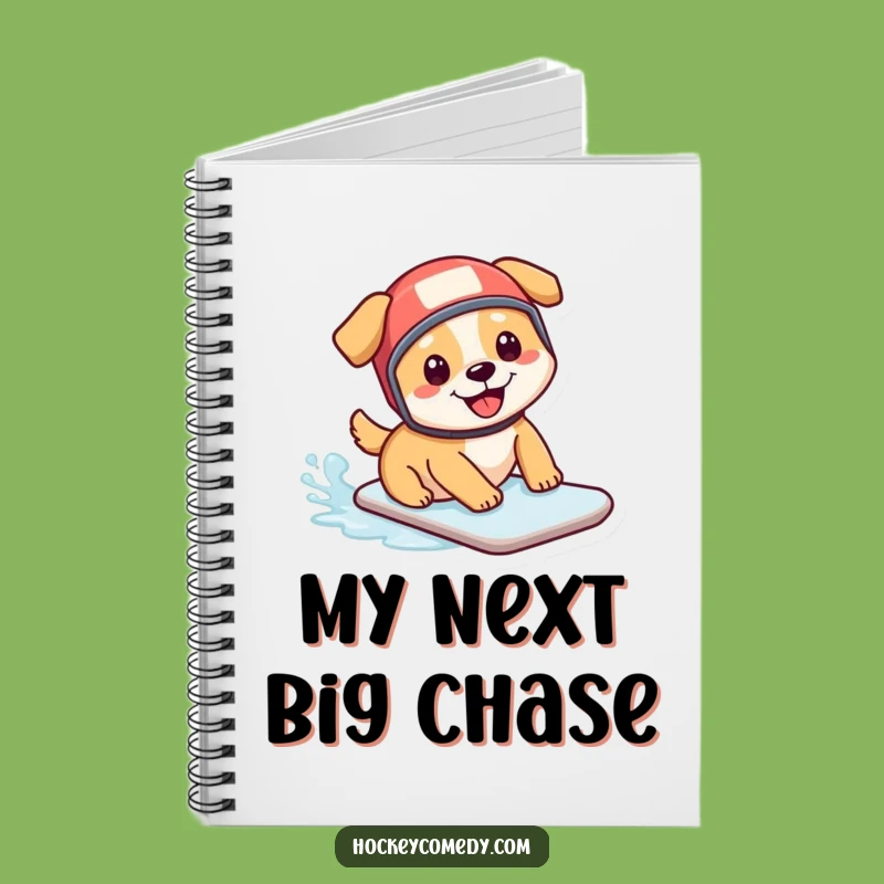 Funny Hockey Dog Notebook: Jot Down Ideas with this Pup's Hilarious Ice Adventure