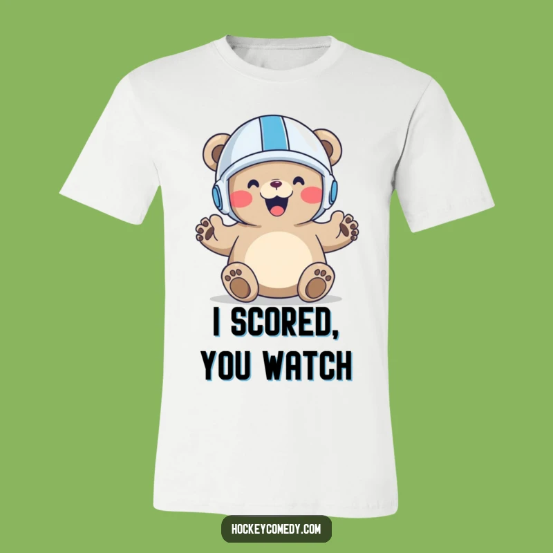 Funny Bear Goal T-Shirt: Victory Celebration Tee, Awesome Gift for Athletes